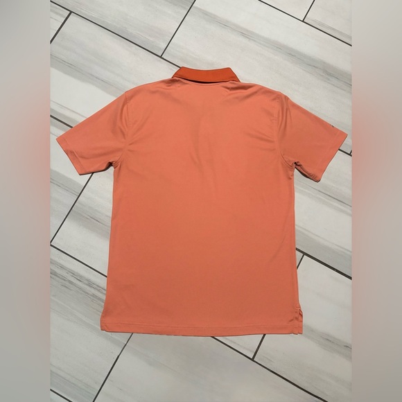 Brooks Brothers Men's Polo Shirt Terra Cotta Orange Performance Golf | Small - Picture 8 of 16
